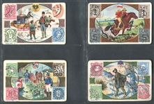 H630 Mail in Foreign Lands - John Wanamaker Stores Lot of (25) Cards