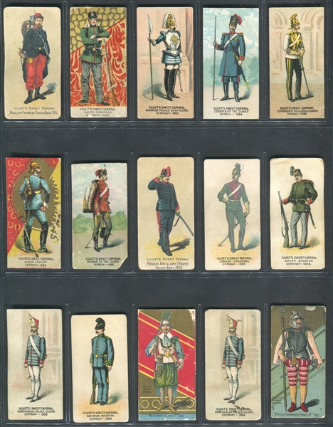 N224 Kinney Military Series Lot of (84) Cards