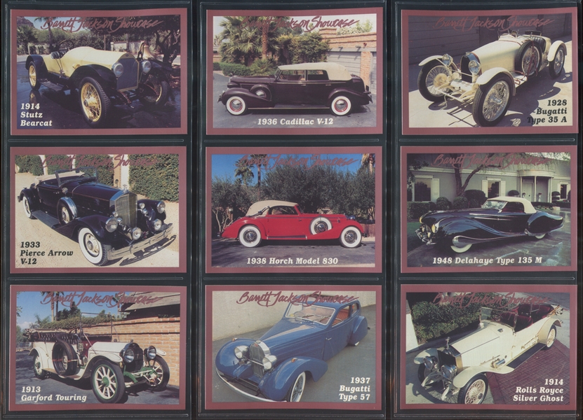 1996 Barrett Jackson Showcase Complete Set of (45) Cards