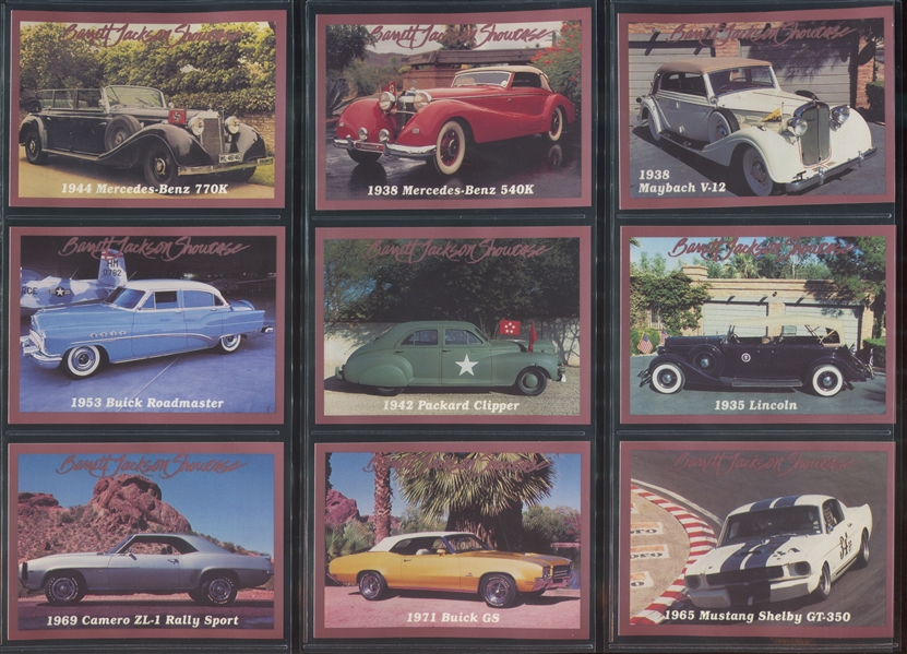 1996 Barrett Jackson Showcase Complete Set of (45) Cards