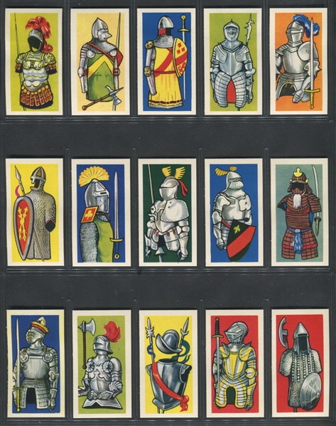 1961 Cadet Sweets Arms and Armour Complete Set of (25) Cards