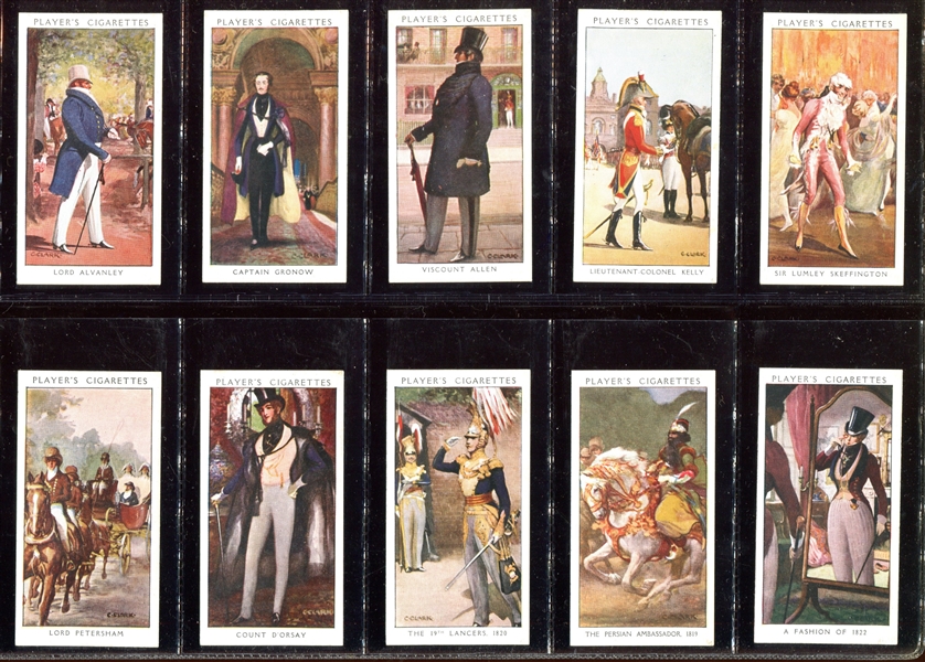 1932 John Player Dandies Complete Set of (50) Cards