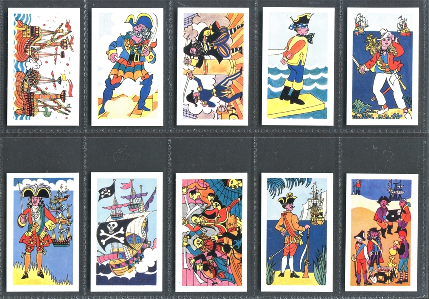 1967 Findus All About Pirates Complete Set of (20) Cards