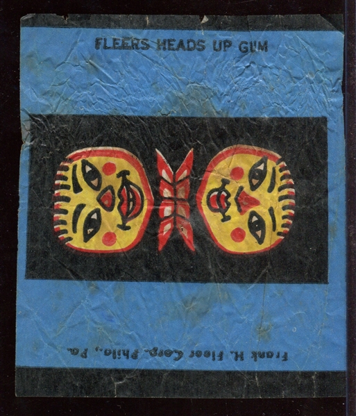 R180 Fleer Heads Up Gum Wrapper - TOUGH Type