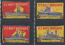 R98 Novel Package U.S. Navy Warships Lot of (4) Cards