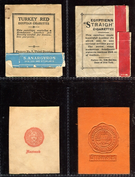 L20 American Tobacco Company Leather College Insignia with Original Envelopes (2)