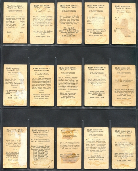 1910's Rich's Chinese Trades Complete Set of (48) Cards