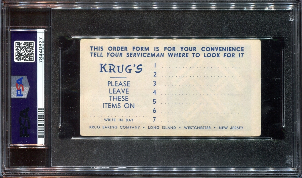 D49 Krug's Bakery Know America's Defenders! Navy Metalsmith PSA1.5 Fair