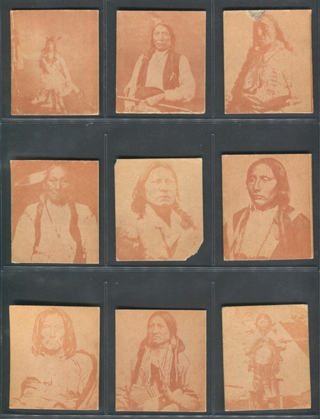 R184-2 Indian Chiefs Near Set of (18/24) Cards