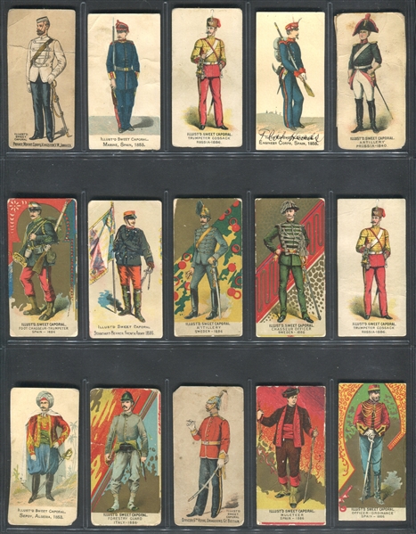 N224 Kinney Military Series Lot of (117) Cards