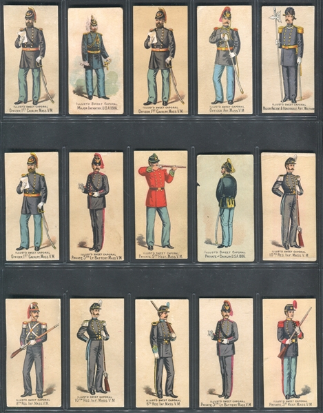 N224 Kinney Military Series Lot of (113) Cards