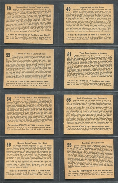 R69 Horrors of War Near Complete Low Series Set of (203/240) Cards