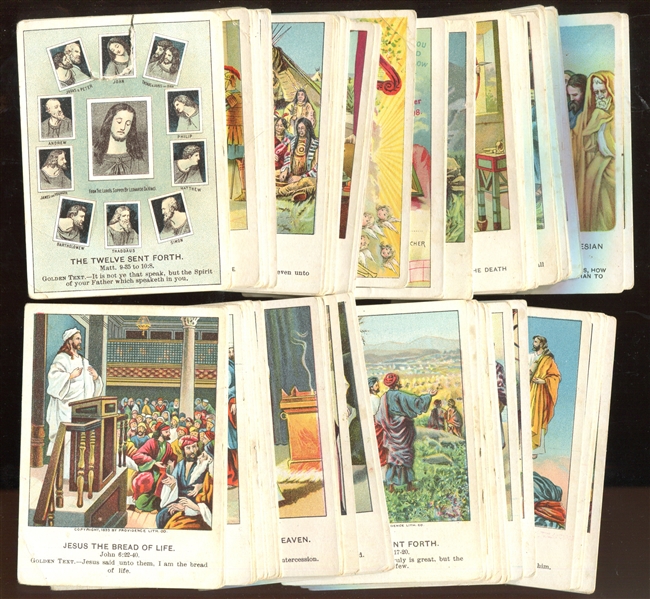 Vintage 1890's-1910's Sunday School Cards From 3-4 Different Manufacturers