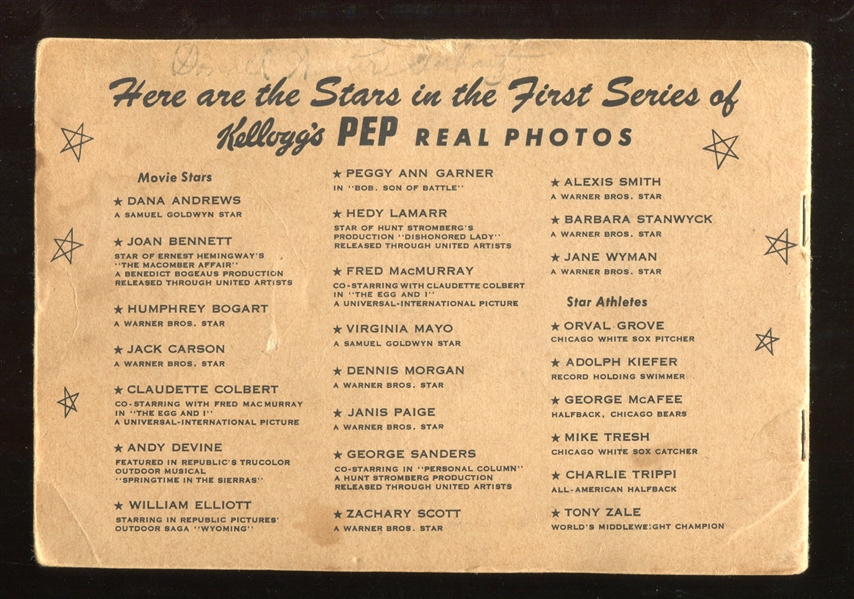 F273-19 Kellogg's Pep Album 