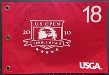 Autographed Arnold Palmer 2010 U.S. Open (Pebble Beach) Pin Flag