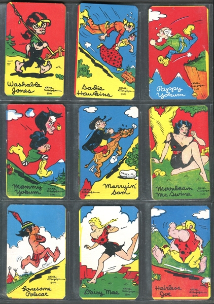 1940's Comic Traders Lil' Abner Lot of (46) Different Cards