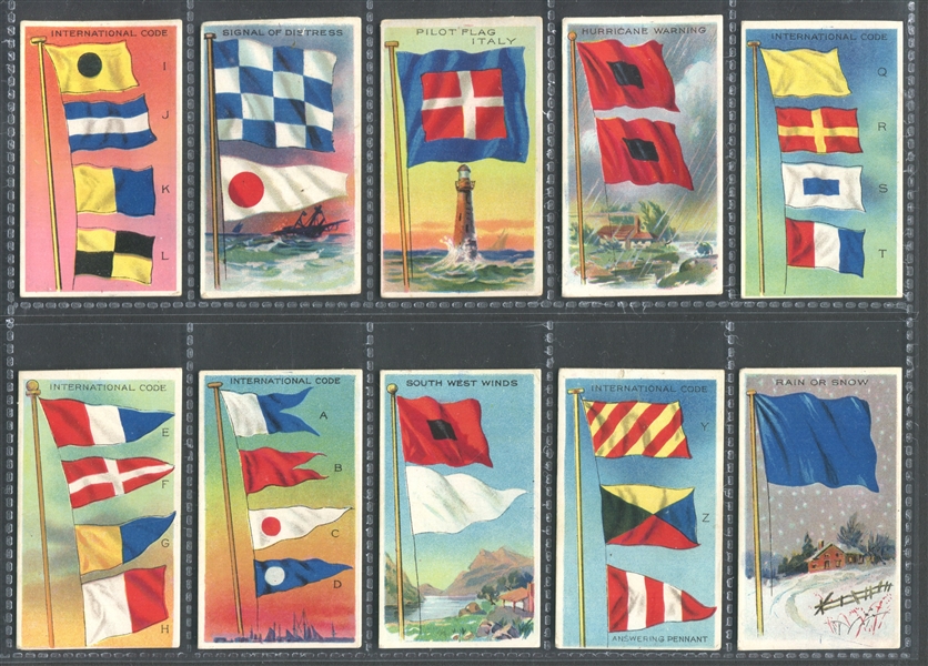 T59 Flags Mixed Lot of (33) Higher Grade Cards