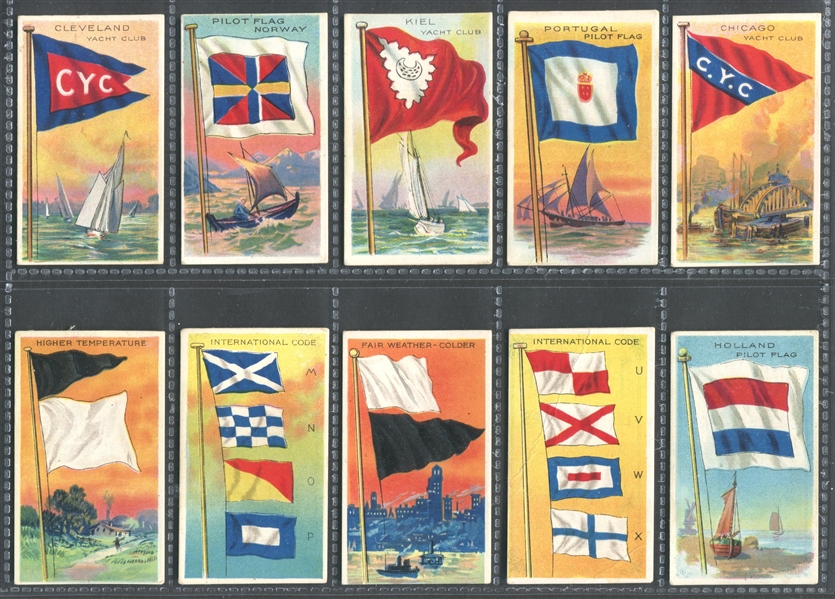 T59 Flags Mixed Lot of (33) Higher Grade Cards