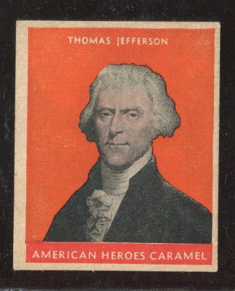 R114 U.S. Caramel Presidents Thomas Jefferson 