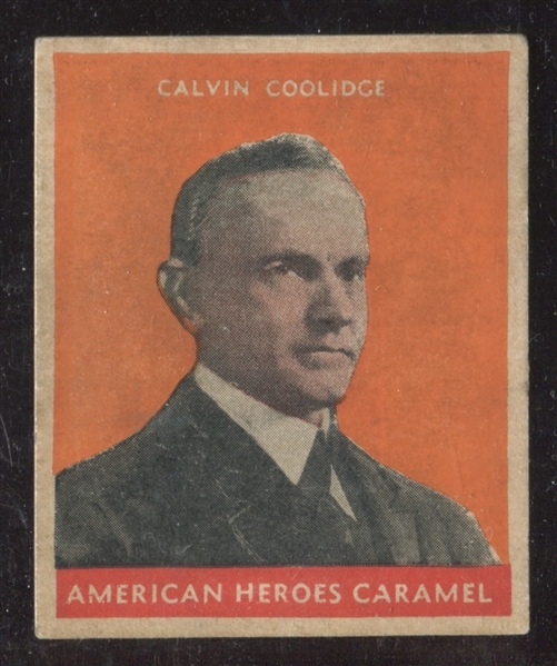 R114 U.S. Caramel Presidents Calvin Coolidge