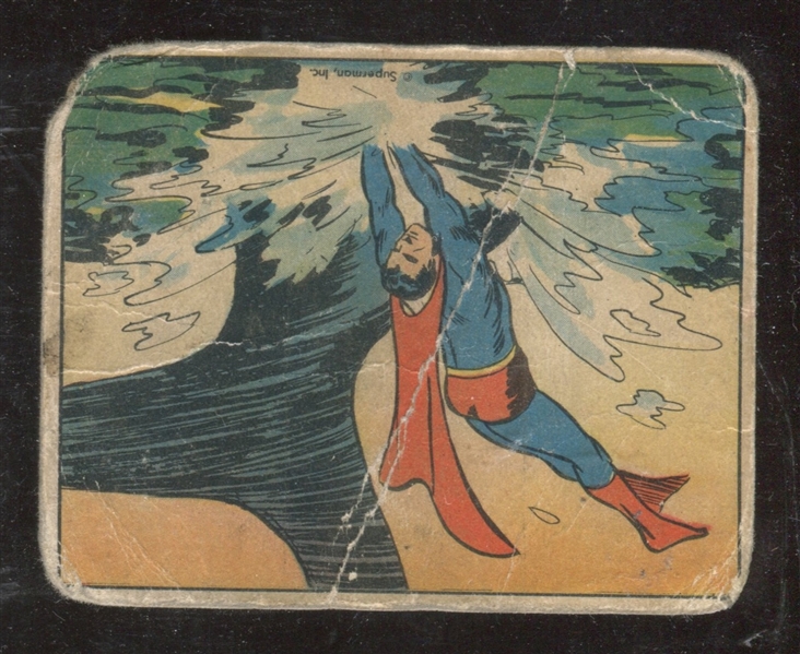 R145 Gum Inc Superman #56 Superman and the Killer-Whale High Series Card