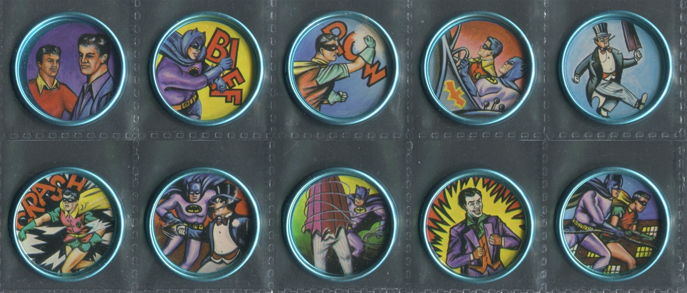 1966 Space Magic Batman Batcoins Complete Set of (20) Cards