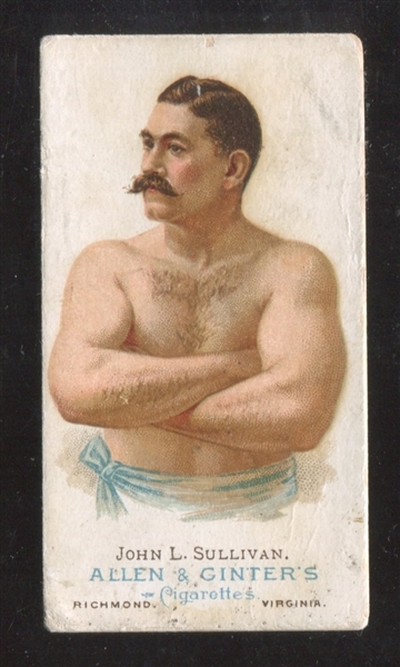 N28 Allen & Ginter World's Champions (1st Series) John L Sullivan