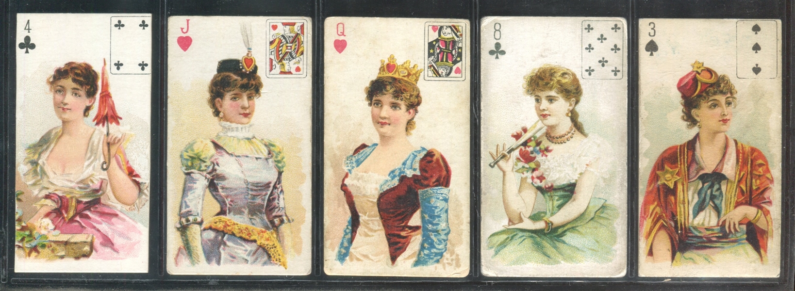 T458 Kimball Playing Cards Lot of (5) Different