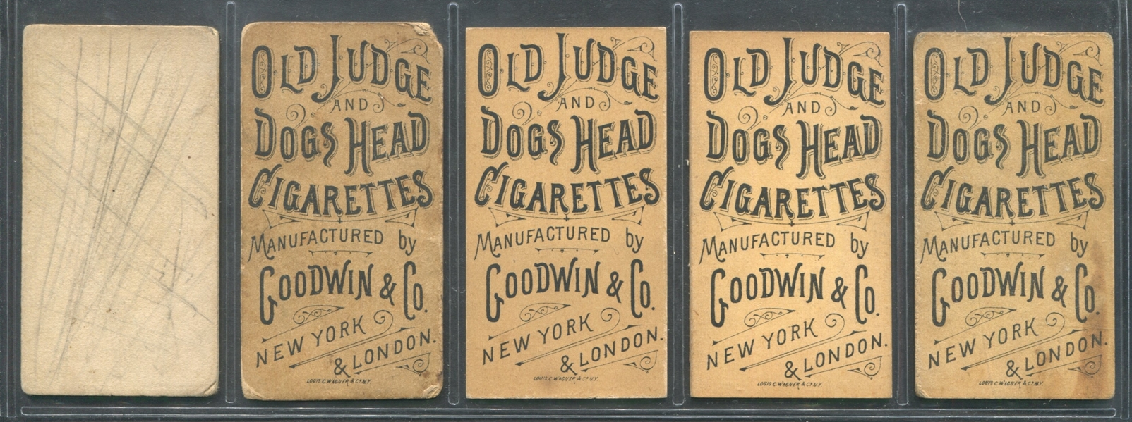 N166 Goodwin Old Judge Occupations for Women Lot of (5) Cards