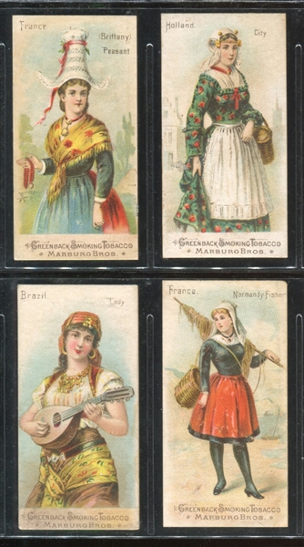 N407 Marburg National Costumes Lot of (4) Different 