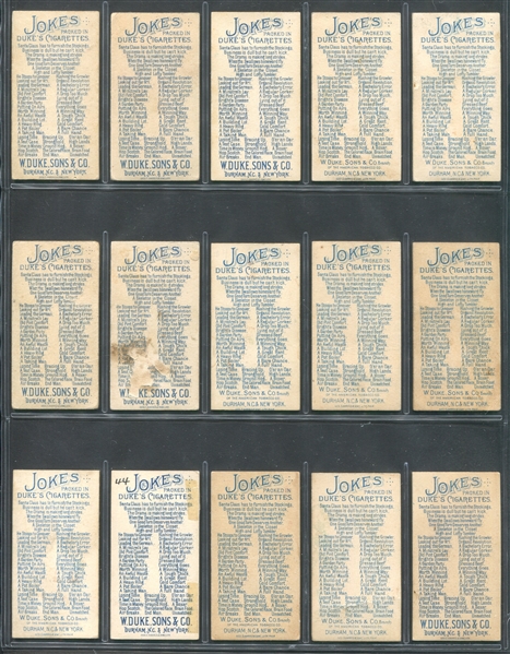 N81 Duke Jokes Complete Set of (50) Cards