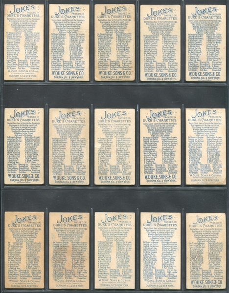 N81 Duke Jokes Complete Set of (50) Cards