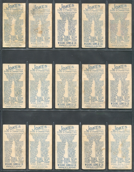 N81 Duke Jokes Complete Set of (50) Cards