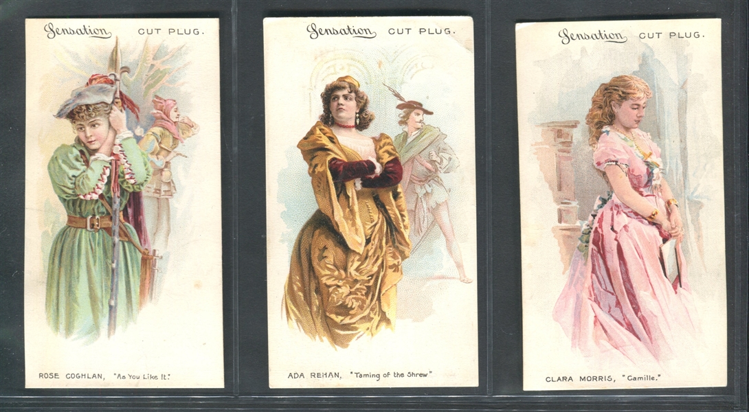 N265 Lorillard Actresses in Opera Roles Lot of (3) Cards