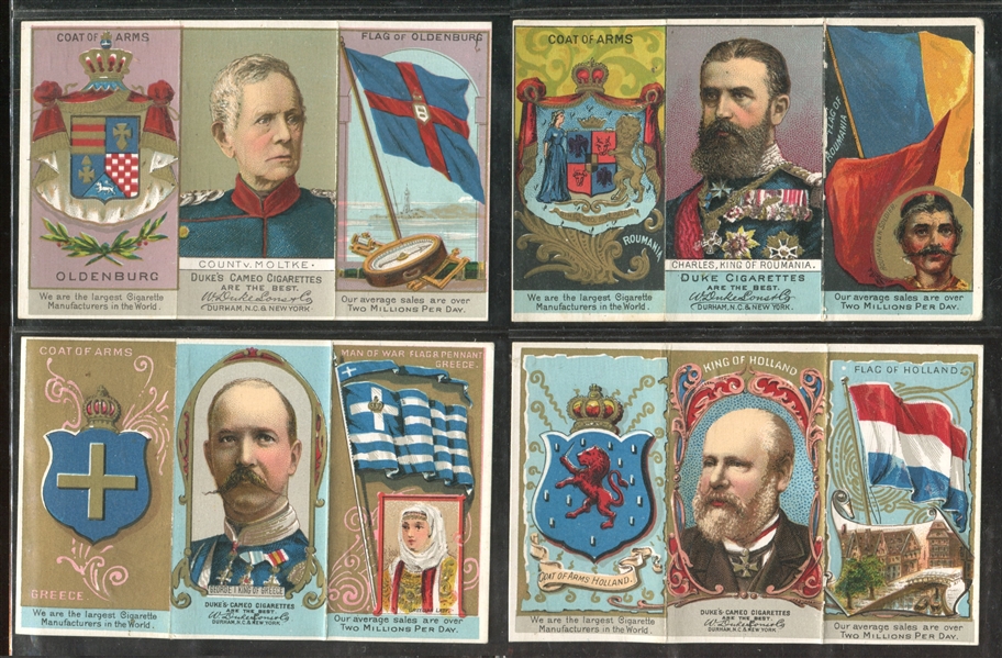 N126B Duke Rulers Lot of (4) Cards