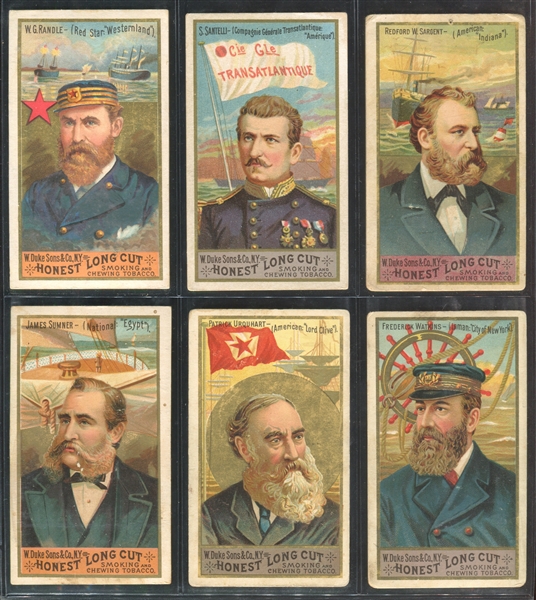 N127 Duke Honest Long Cut Sea Captains Complete Set of (25) Cards