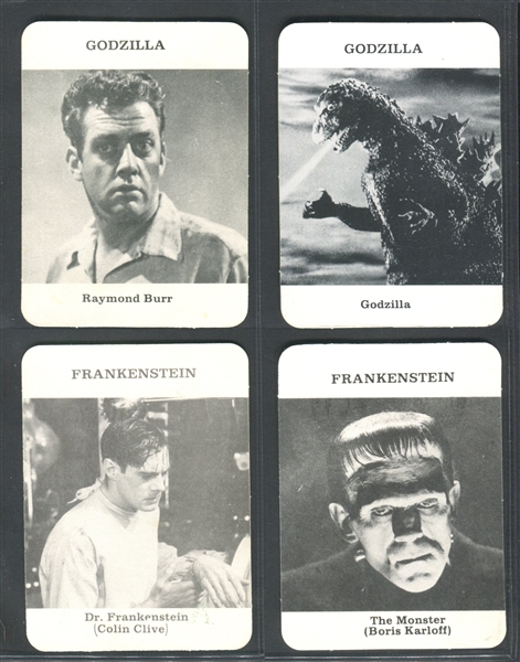 1975 RGI Creature Feature Game Cards Complete Set of (32) Cards 