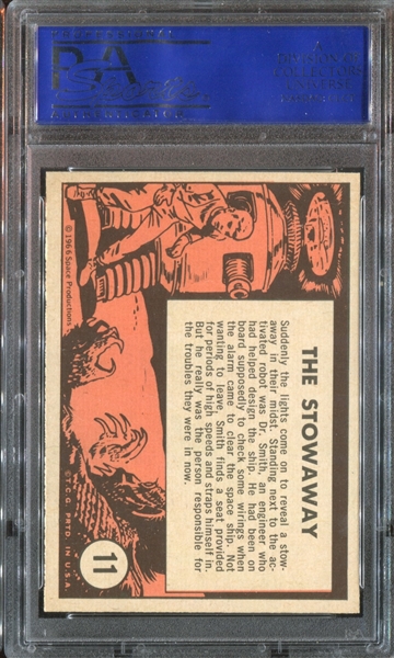 1966 Topps Lost in Space #11 The Stowaway PSA8 NM-MT