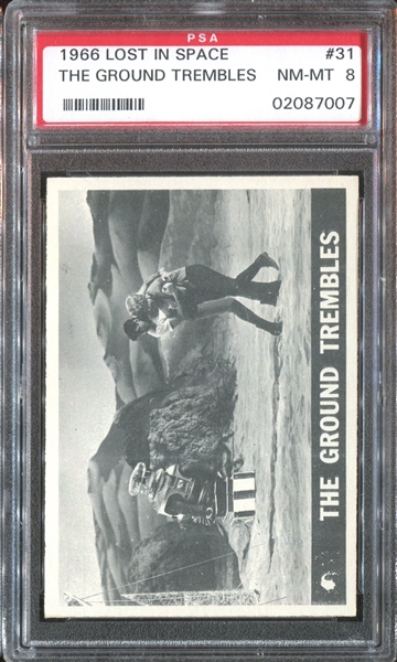 1966 Topps Lost in Space #31 The Ground Trembles PSA8 NM-MT