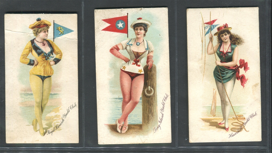 N289 Buchner Yacht Club Colors Lot of (5) Cards