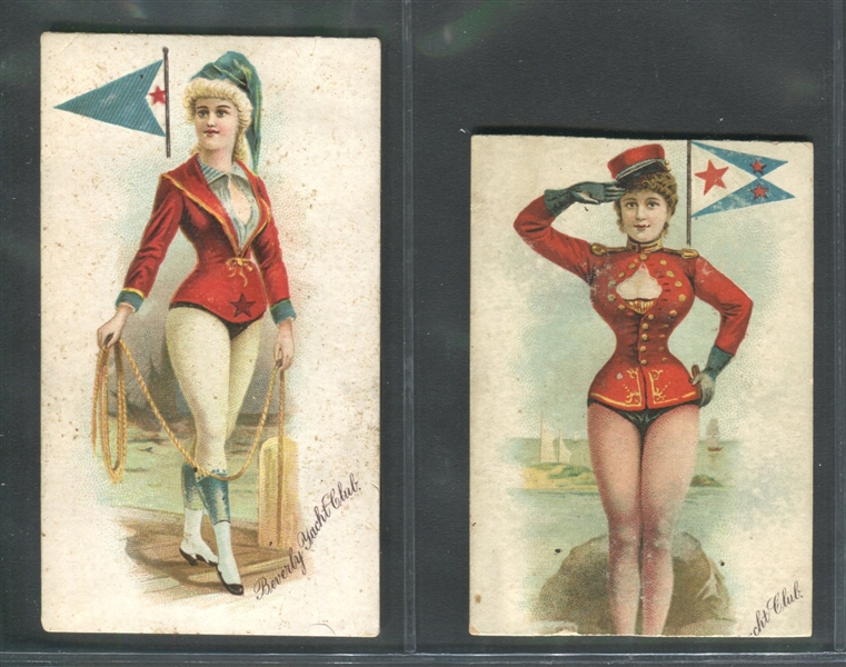 N289 Buchner Yacht Club Colors Lot of (5) Cards