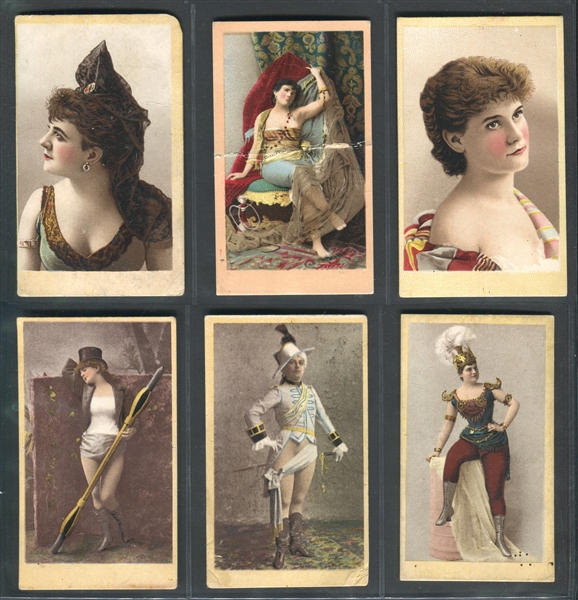 N359 S. W. Venable Actresses Mixed Brand Lot of (6) Cards