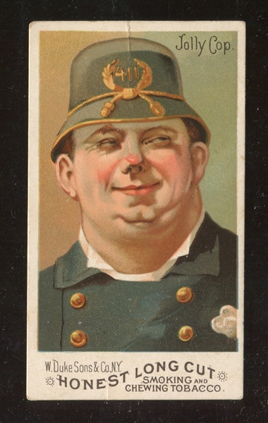 N104 Duke Honest Long Cut Comic Characters Type Card - Policeman