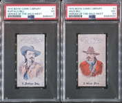 1910s Boys Comic Library (UK) Heroes of the Wild West PSA-Graded Complete Set of (4) - The #1 Registry Set