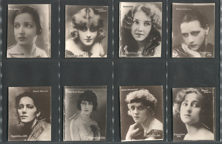 1920's/1930's Cigarettes JOB Lot of (48) Movie Stars Cards With Charlie Chaplin