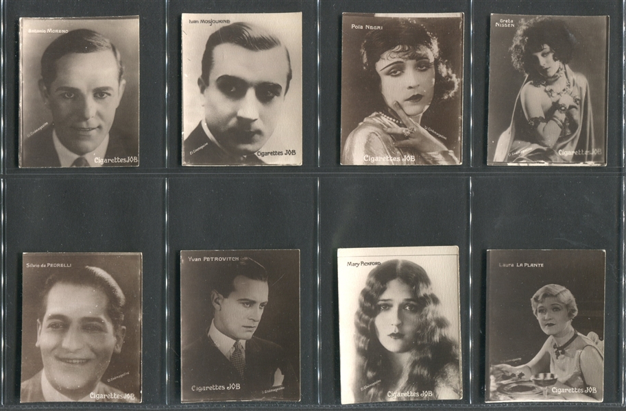 1920's/1930's Cigarettes JOB Lot of (48) Movie Stars Cards With Charlie Chaplin