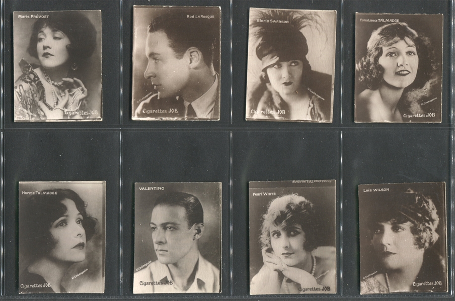 1920's/1930's Cigarettes JOB Lot of (48) Movie Stars Cards With Charlie Chaplin