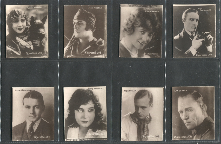 1920's/1930's Cigarettes JOB Lot of (48) Movie Stars Cards With Charlie Chaplin