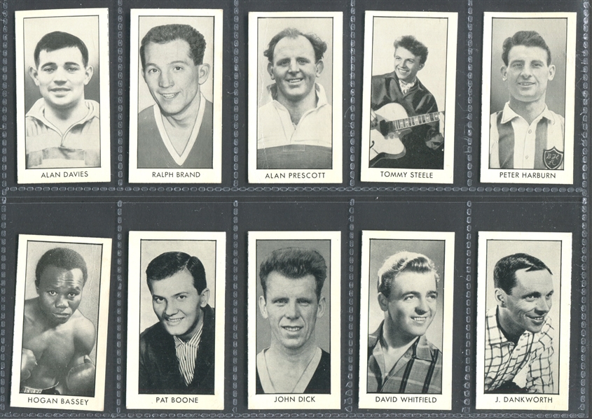 1960's The Rover Stars of Sport and Entertainment Complete Set of (48) With Elvis Presley