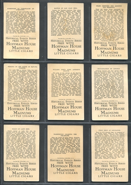 T70 Hoffman House Historical Events Series Near Complete Set of (24/25) Cards